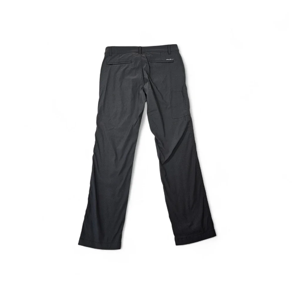 Eddie Bauer Travex Mens Horizon Guide Chino Pants Gray 33x32 Hiking Travel - Picture 2 of 15